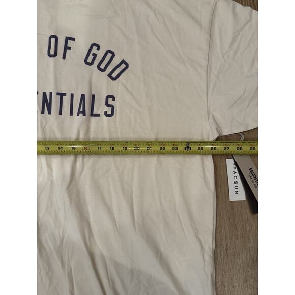 New FOG ESSENTIALS Fear of God oversized Shell Crew Neck T-Shirt Large - Picture 5 of 9